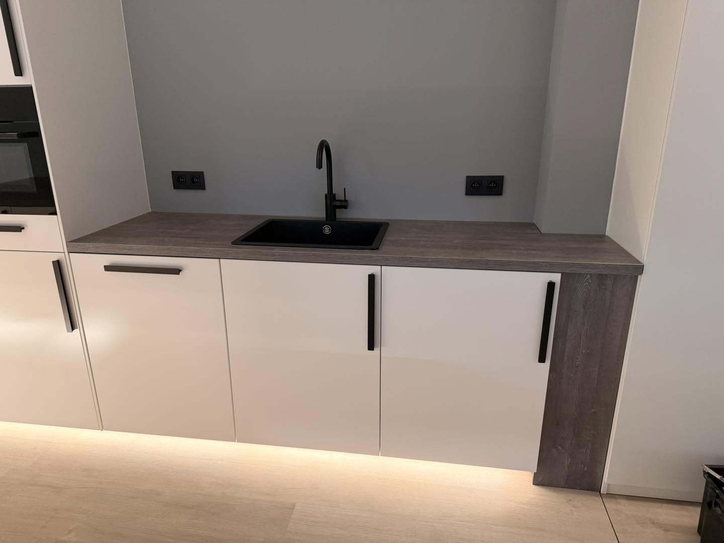 keukenblad met lavabo